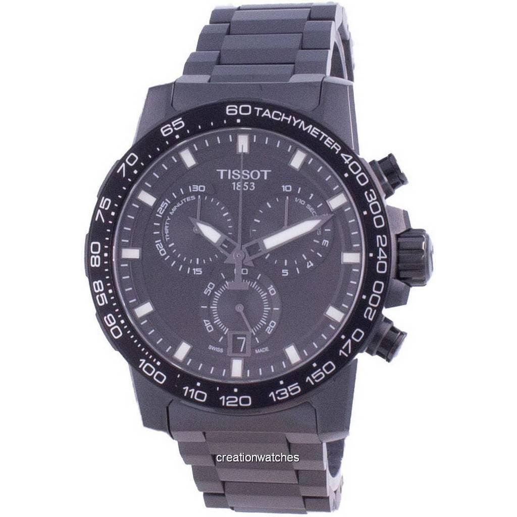 Tissot Supersport Chronograph Quartz T125.617.33.051.00 T1256173305100 100M Men's Watch black