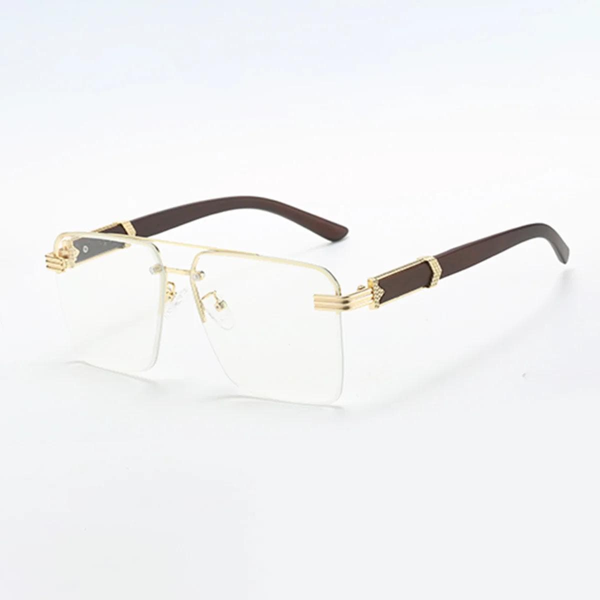 Trendy Square Sunglasses for Men Women Designer Brand Shades UV Protection Fashion Eyewear Goggle Sun Glasses