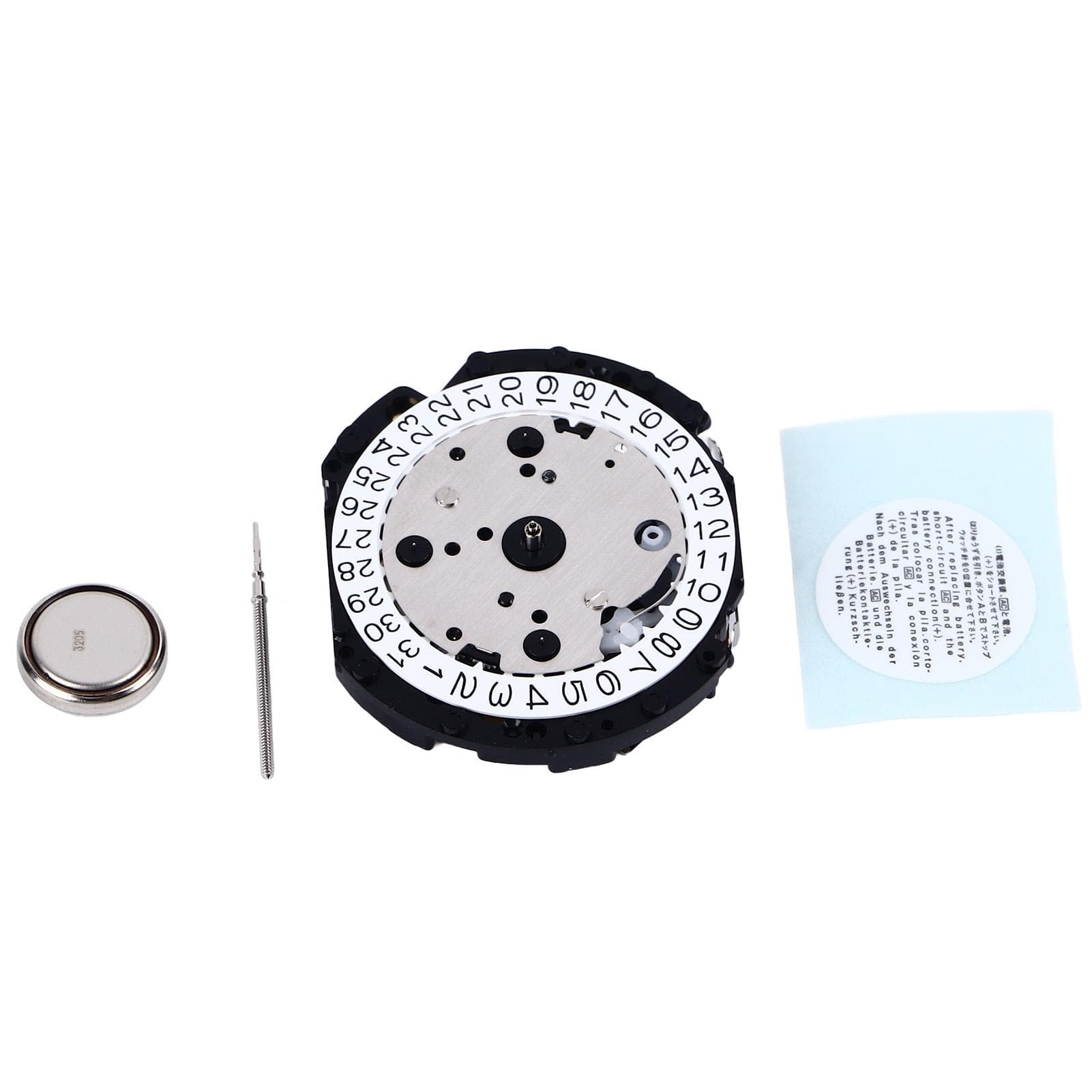 VD57C Quartz Watch Movement Metal Reliable Watch Replacement Movement with 40mAh Battery