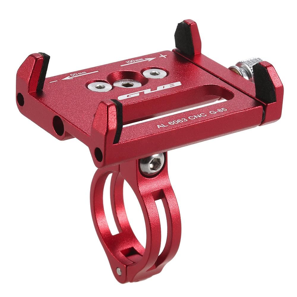 Mountian Bike Phone Mount Universal Adjustable Bicycle Cell Phone GPS Mount Holder Bracket Cradle red