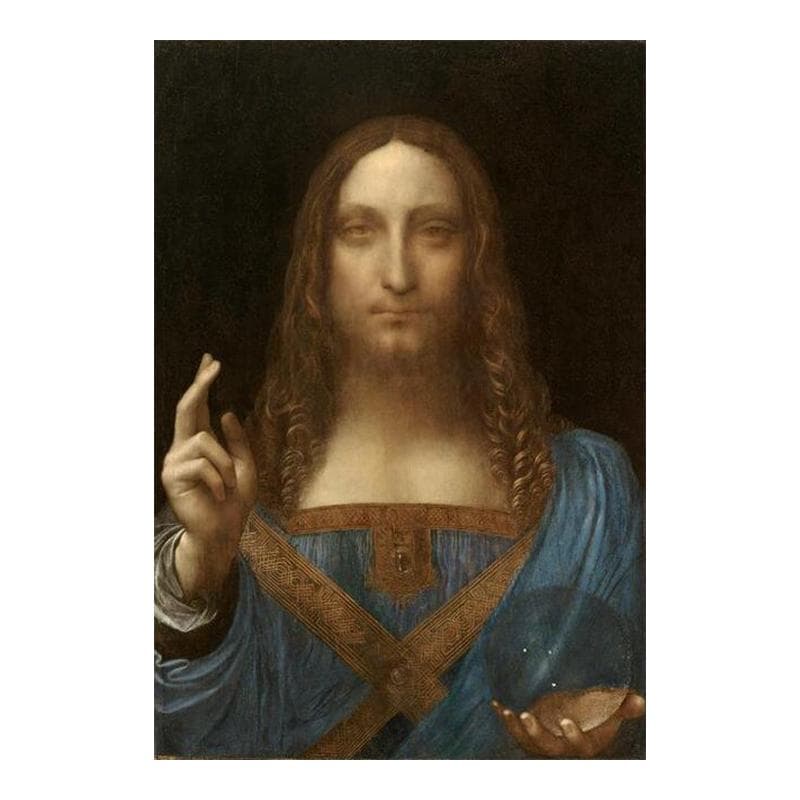 The Salvator Mundi Canvas Paintings On The Wall By Leonardo Da Vinci Famous Wall Art Posters And Prints Cuadros Wall Decoration 50x70cm