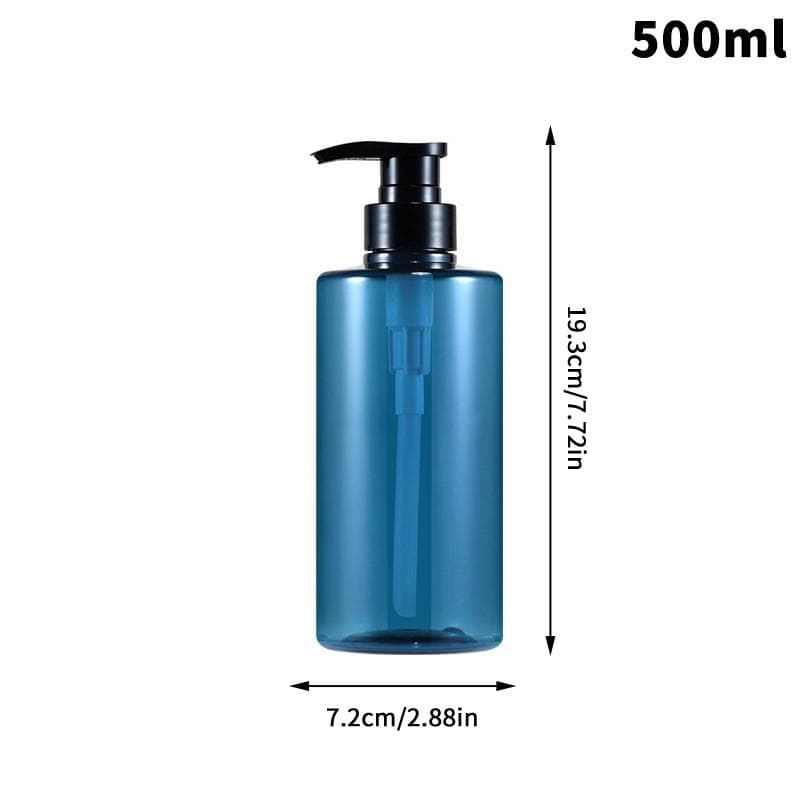 300/500Ml Hand Soap Dispenser Empty Pump Bottles Dispenser Lotion Dispenser Liquid Portable Travel Containers Bath Accessory 500ml blue
