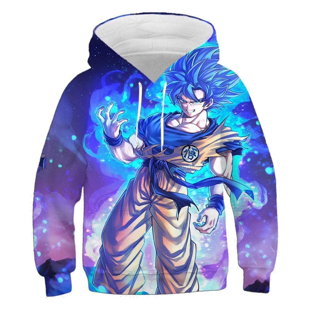 2025 MINISO Kids Dragon Ball Hoodie Sweatshirt Son Goku Boys Girls 3D Printing Sport Sweater Cosplay Costume Children Pullovers Tops 150