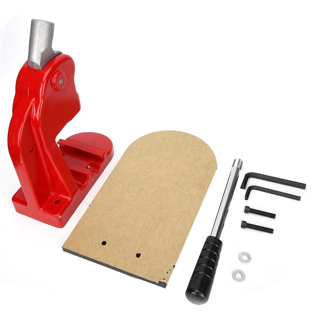 Badge Machine Durable with Double Colors Handle DIY Button Maker Hand Pressing Tool