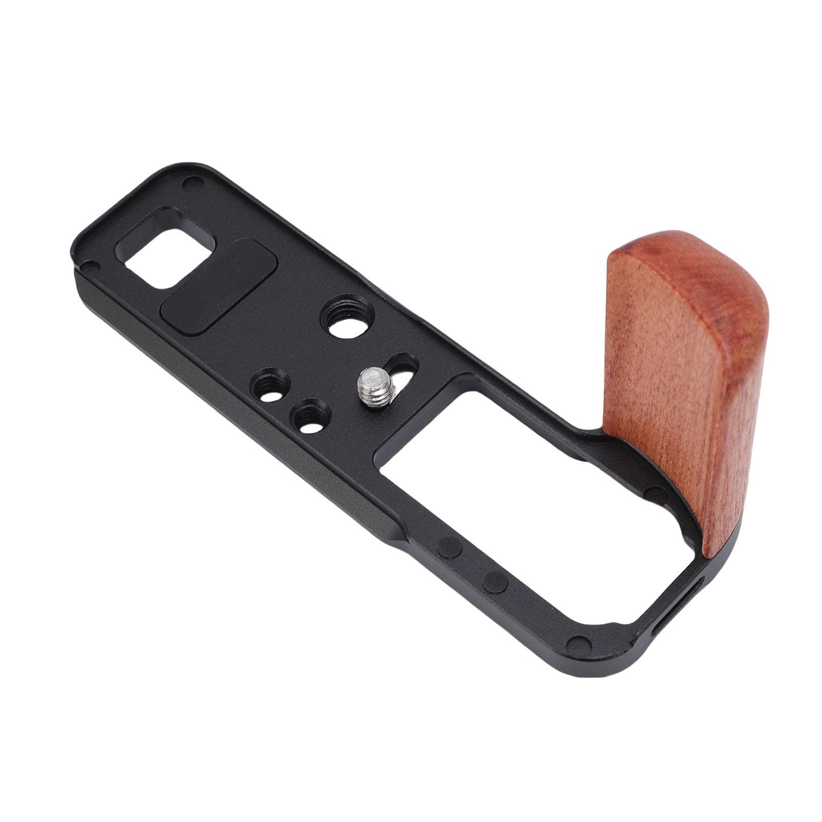 L Shape Bracket Wooden Hand Grip Fit for Fuji X100VI Camera Aluminum Alloy Camera L Shape Handle