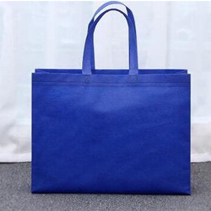 Women Foldable Shopping Bag Reusable Eco Large Non woven Shoulder Bags Cloth Bags blue