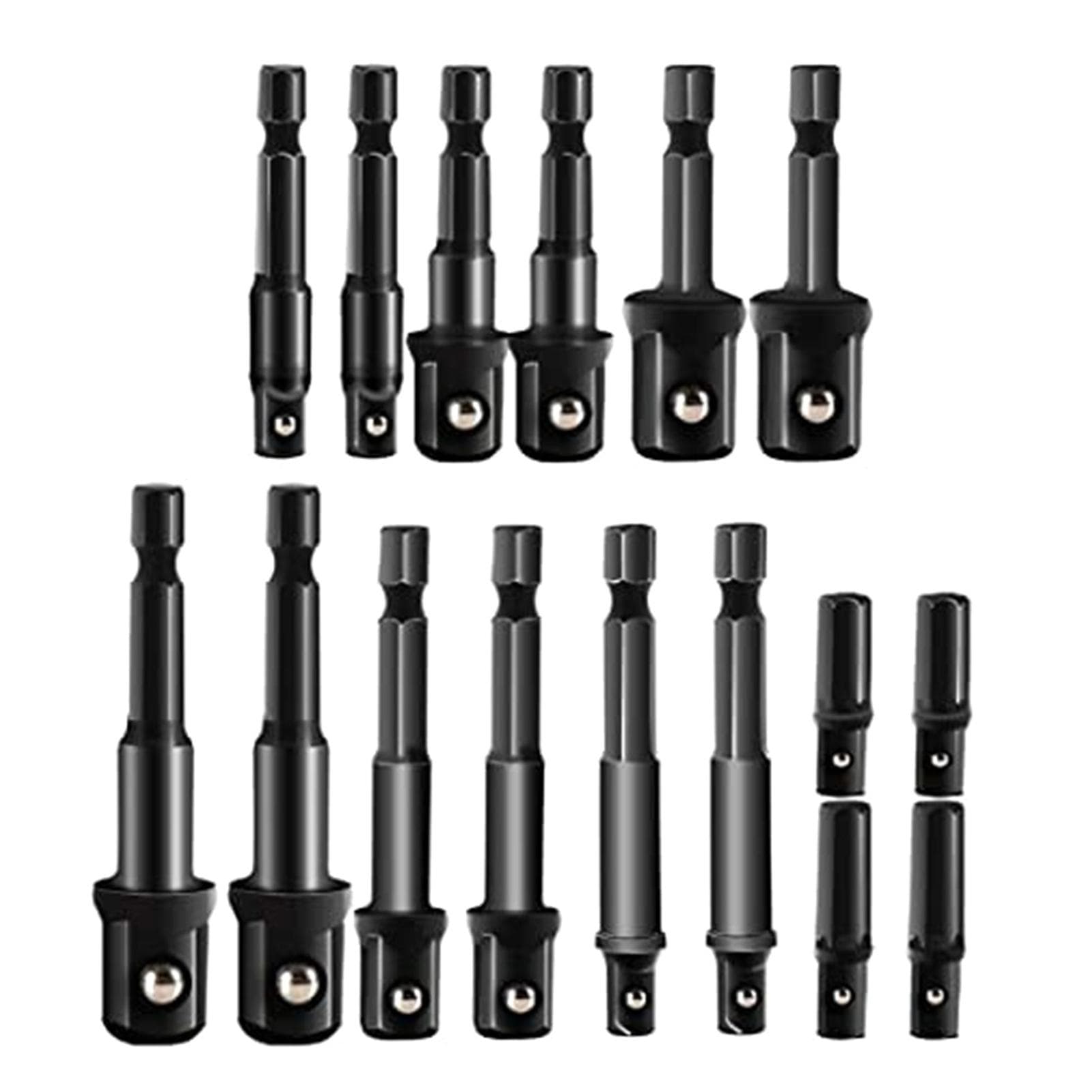 Impact Extension & Socket Adapter H-ex Shank Drill Extension Bit Socket Set Kit Portable 16PCS