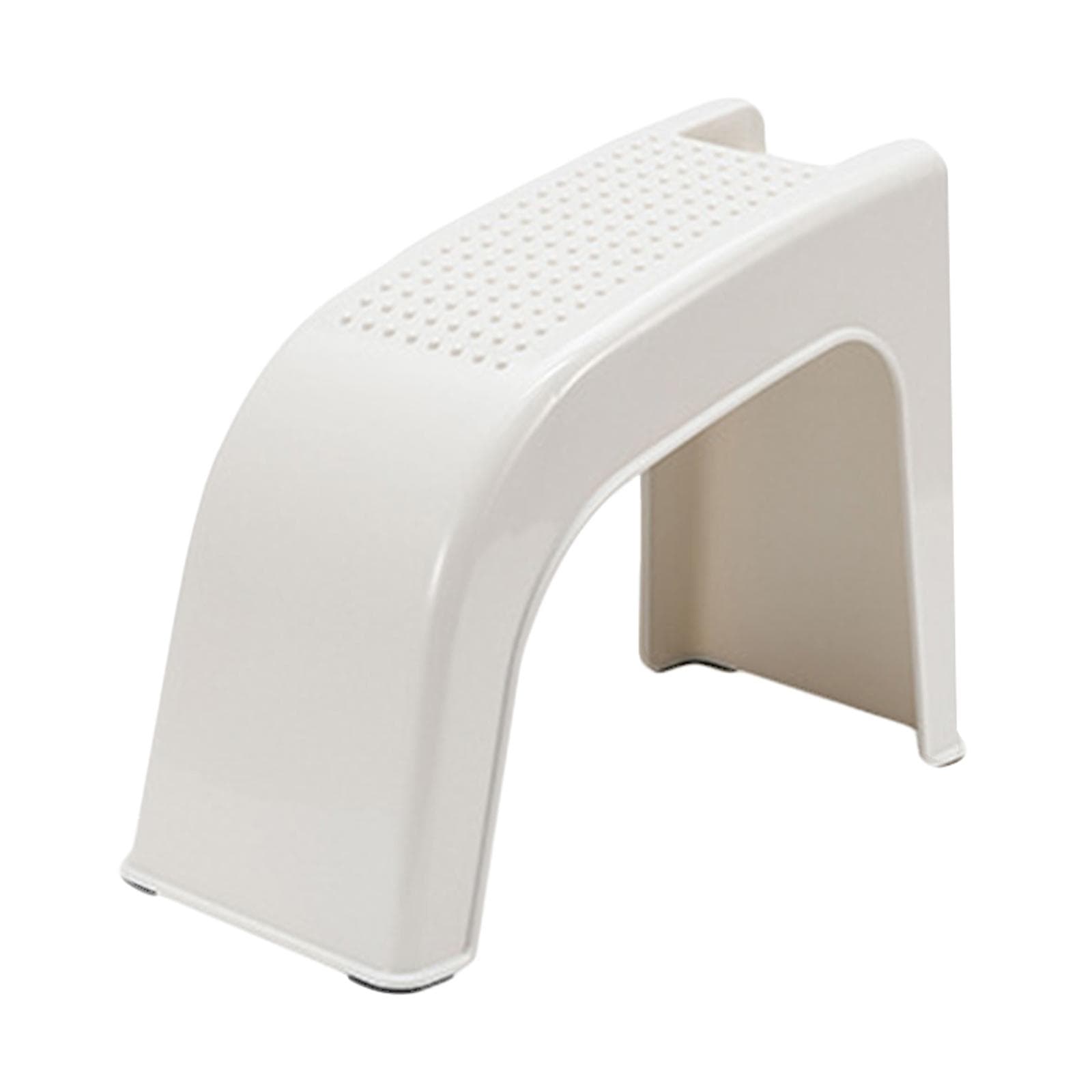 Pedicure Foot Rest Stand Shower Foot Rest Foot Stool Under Desk Beauty Footrests for Shaving Legs white
