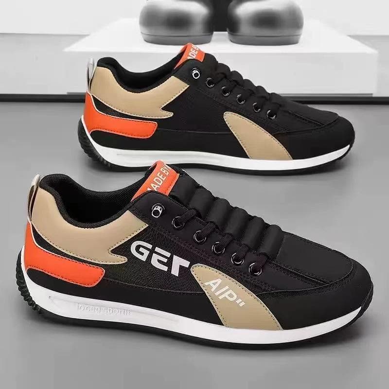 2024 Men's Spring & Autumn Lace-Up Running Shoes - Trendy Fashion Sports Footwear 39