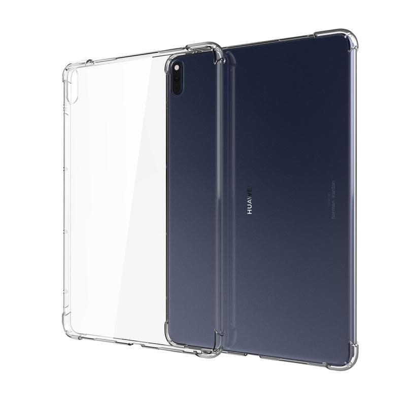 Silicon Case For Huawei MatePad T5 10 9.6 M3 M5 Lite 8.0 8.4 10.1 10.4 Transparent Case Soft TPU Back Tablet Cover MediaPad T5 10 transparent