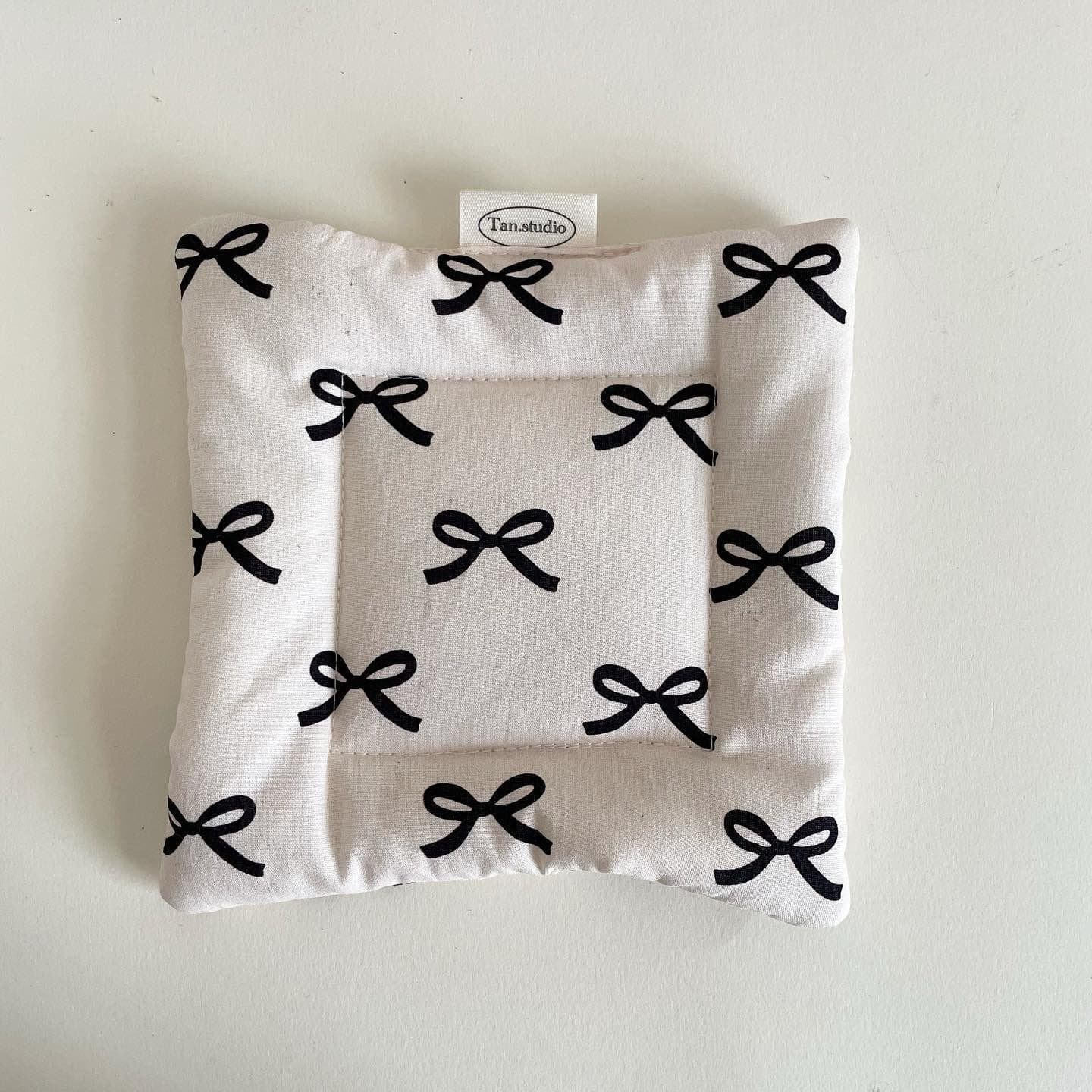 Photo Props Cotton Coasters Quality Table Cloth Lattice Series Cotton Placemats Table Decor Square Coffee Cup Placemat Home