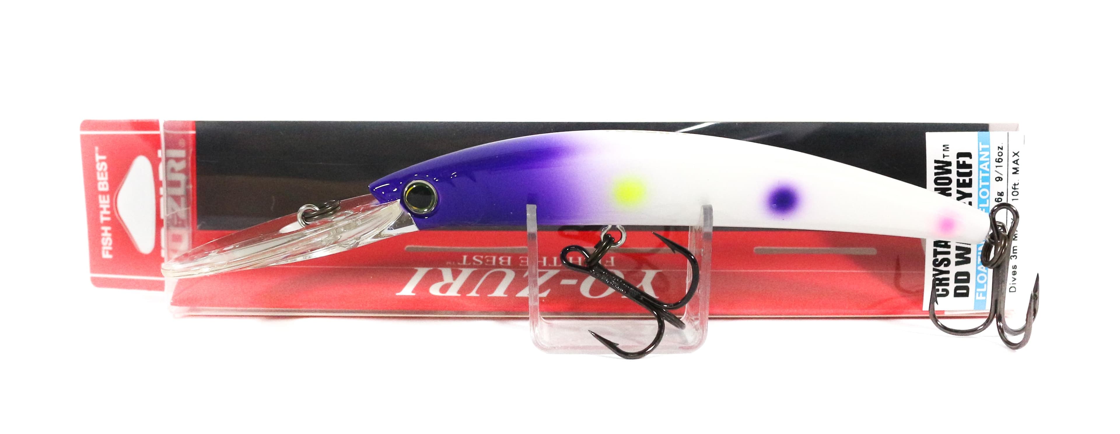 Yo Zuri Crystal Minnow DD Walleye 110 mm Floating Lure R1206-PWB (6916)