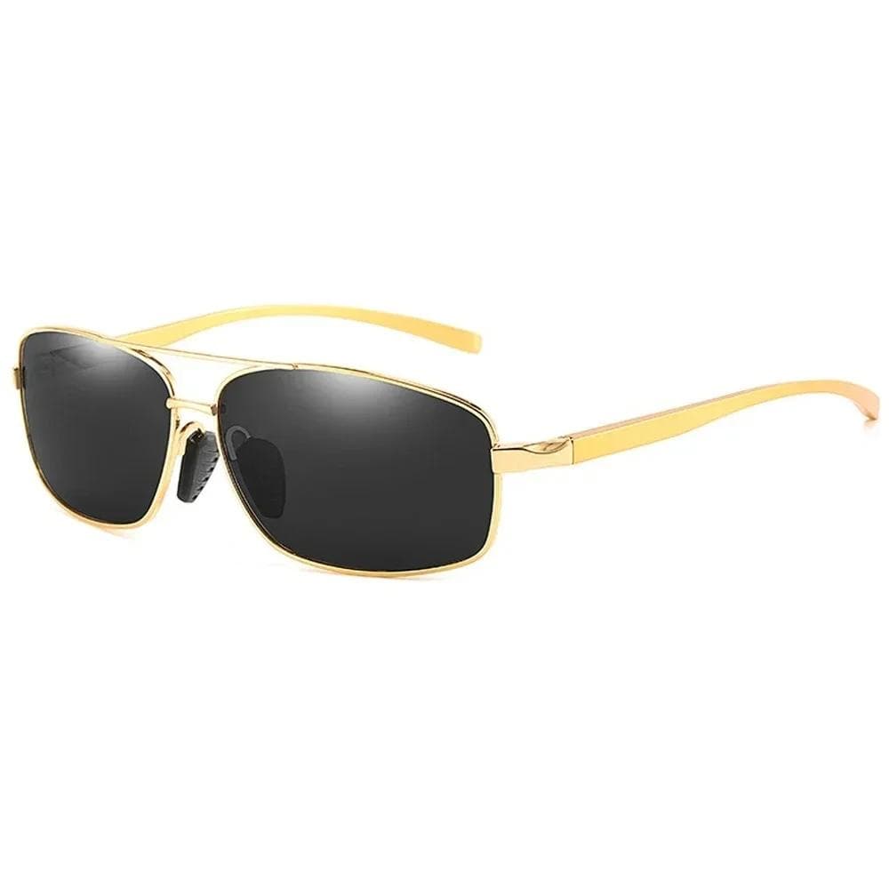 Men's Round Sunglasses Punk Driving Glasses Aluminum Magnesium Frame Shadow Oculus Masculino Brand As Picture