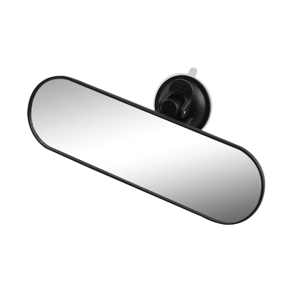 Rear View Mirror, Universal Car Truck Mirror Interior RearView Mirror Suction Cup, 220*65mm black