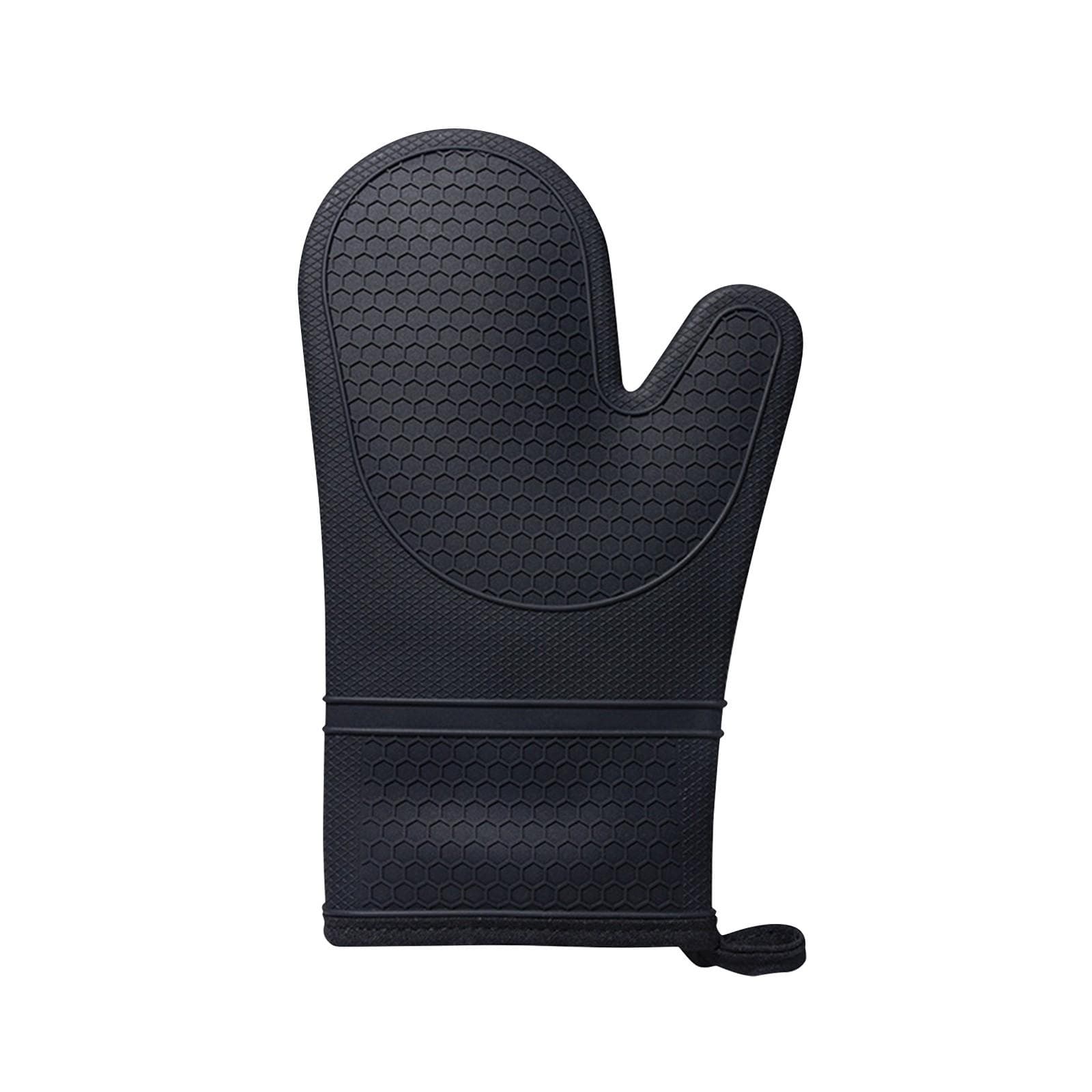 Silicone Oven Gloves 2-piece Set, Heat-resistant Oven Gloves With Soft, Kitchen Accessories