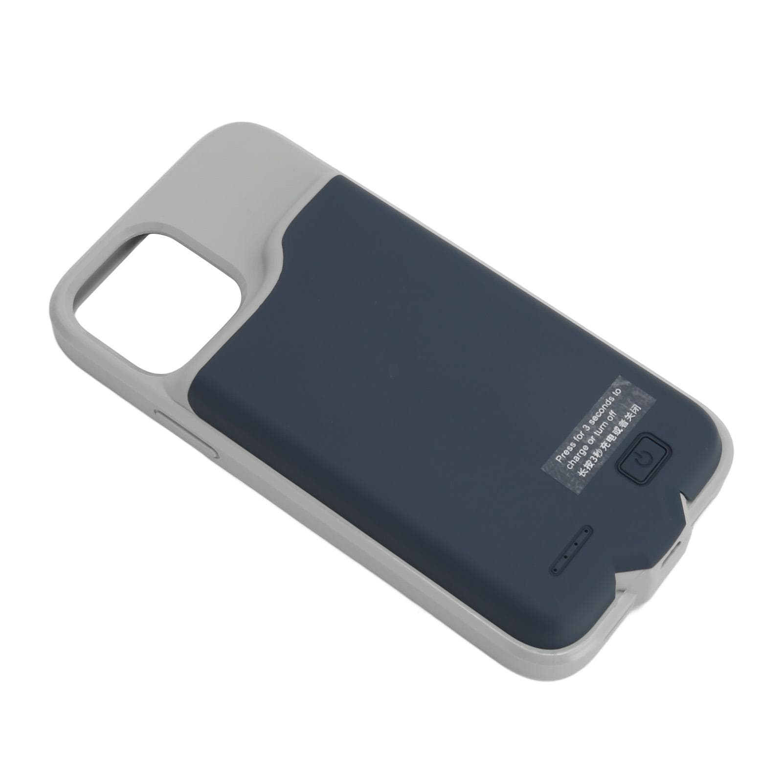 6.1in Cell Phone Battery Case 5500mAh Ultra Slim Rechargeable Portable Protective Battery Case for blue