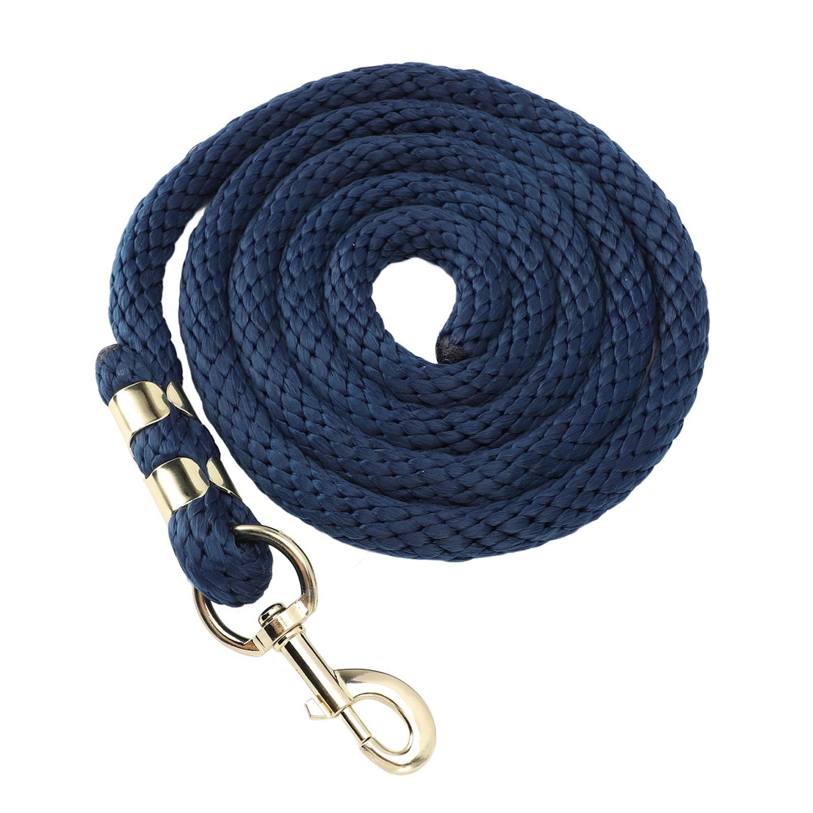 2m Horse Lunge Line Anti Breakage Rope Anti Slip Grip Horse Training Rope with Hook for Walking
