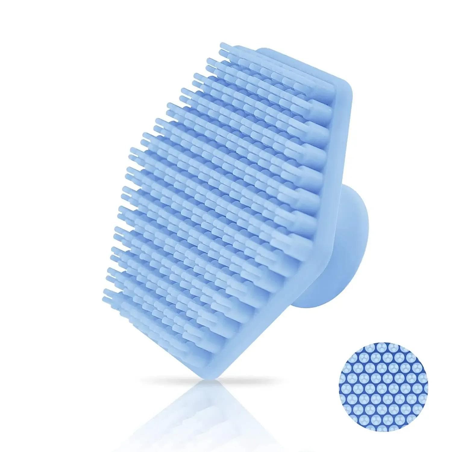 Men Facial Cleaning Brush Scrubber Silicone Miniature Face Deep Clean Shave Massage Face Scrub Brush Face Cleaner blue