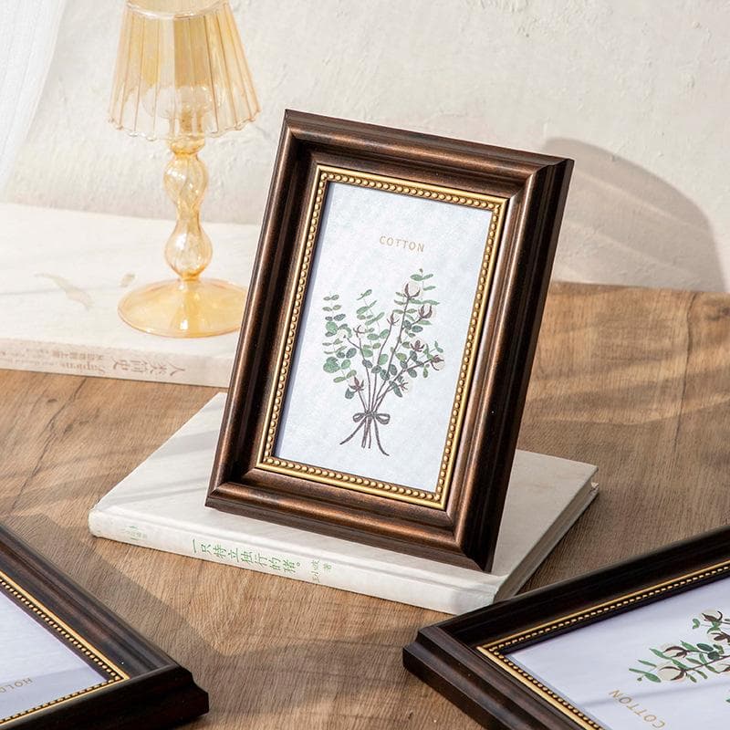 1pcs Retro Photo Frames Hanging Wall Picture Frame 6inch 7inch 8inch 10inch A4 Family Photo Frame 6 inch 10.2X15.2cm