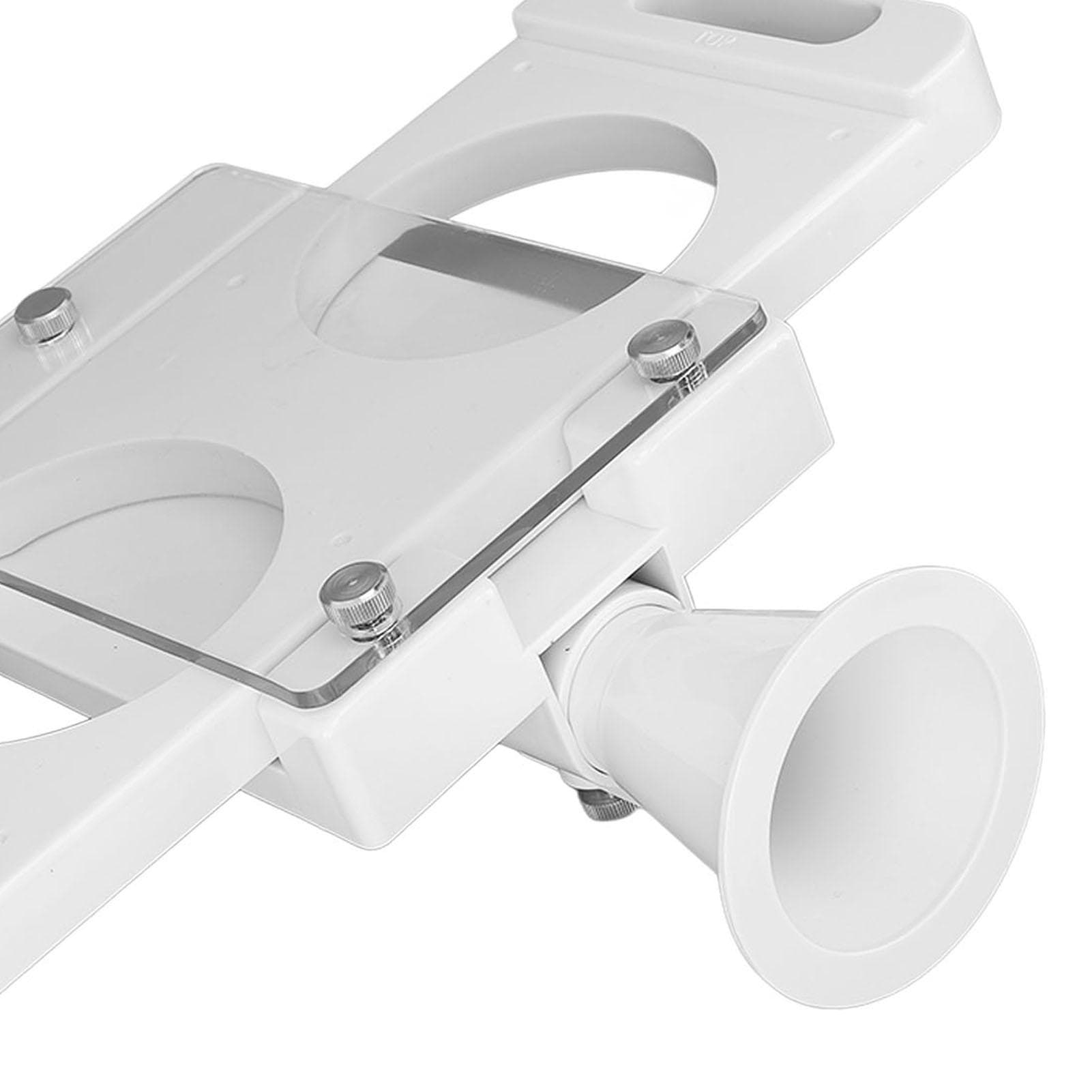 Hamburger Pressing Mould Maker Non Stick 2 Holes ABS Hamburger Press Patty Maker for Sausage Filler L