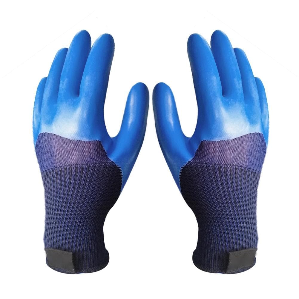 Anti slip Latex Labor Protection Work Gloves Wear Resistance Waterproof Safety Gloves