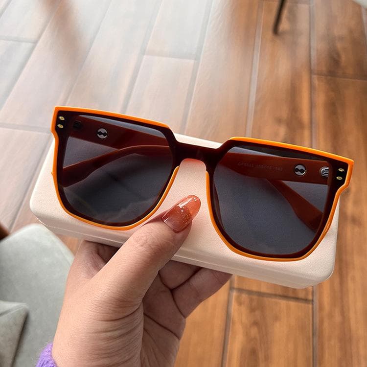 Luxury Designer Square Sunglasses Women Men Vintage Fashion Punk Big Frame UV400 Shades