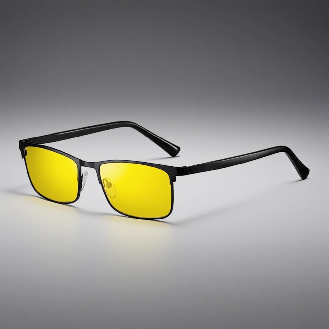 Night Vision Glasses Mens Business Metal Driving Eyeglasses Ultra Light Comfortable Eye Protection Personalized Style