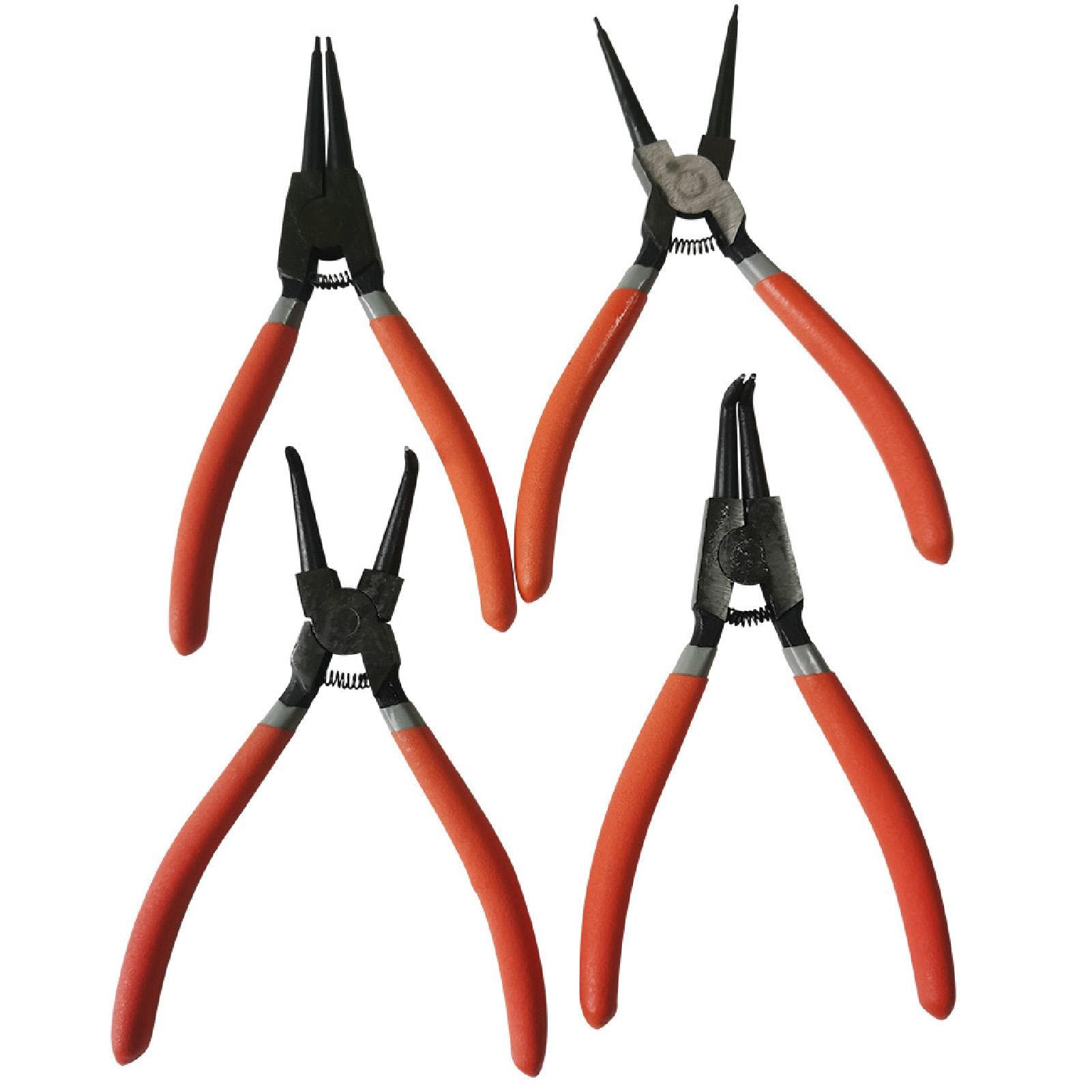 4Pcs Circlip Pliers Set Retaining Ring Retainer Ergonomic Handle Industrial Hand Tool