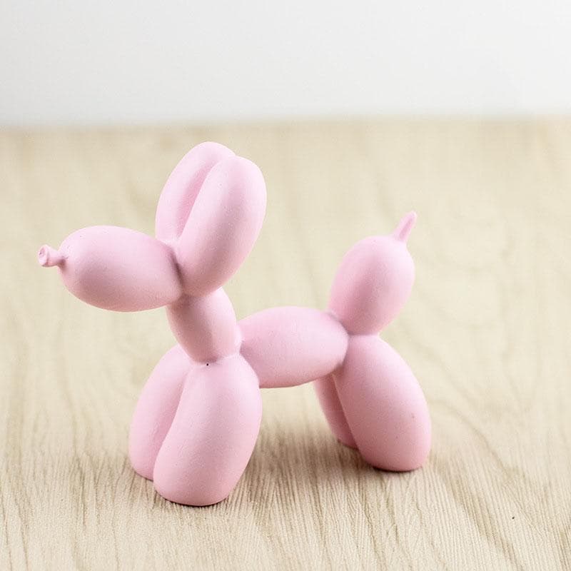 Creative Balloon Puppy Silicone Mold Decorative Resin Mesh Red Fun Party Dessert Cake Balloon Dog Decorations pink