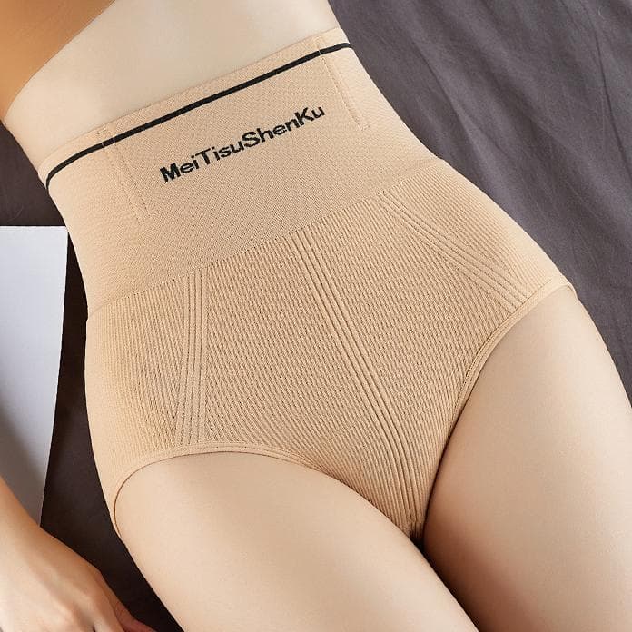 High Waist Abdomen Briefs Hip Lifting Body Shaper New Fashion Panties Cotton Antibacterial Underwear Sexy Underpants Lingerie M nude