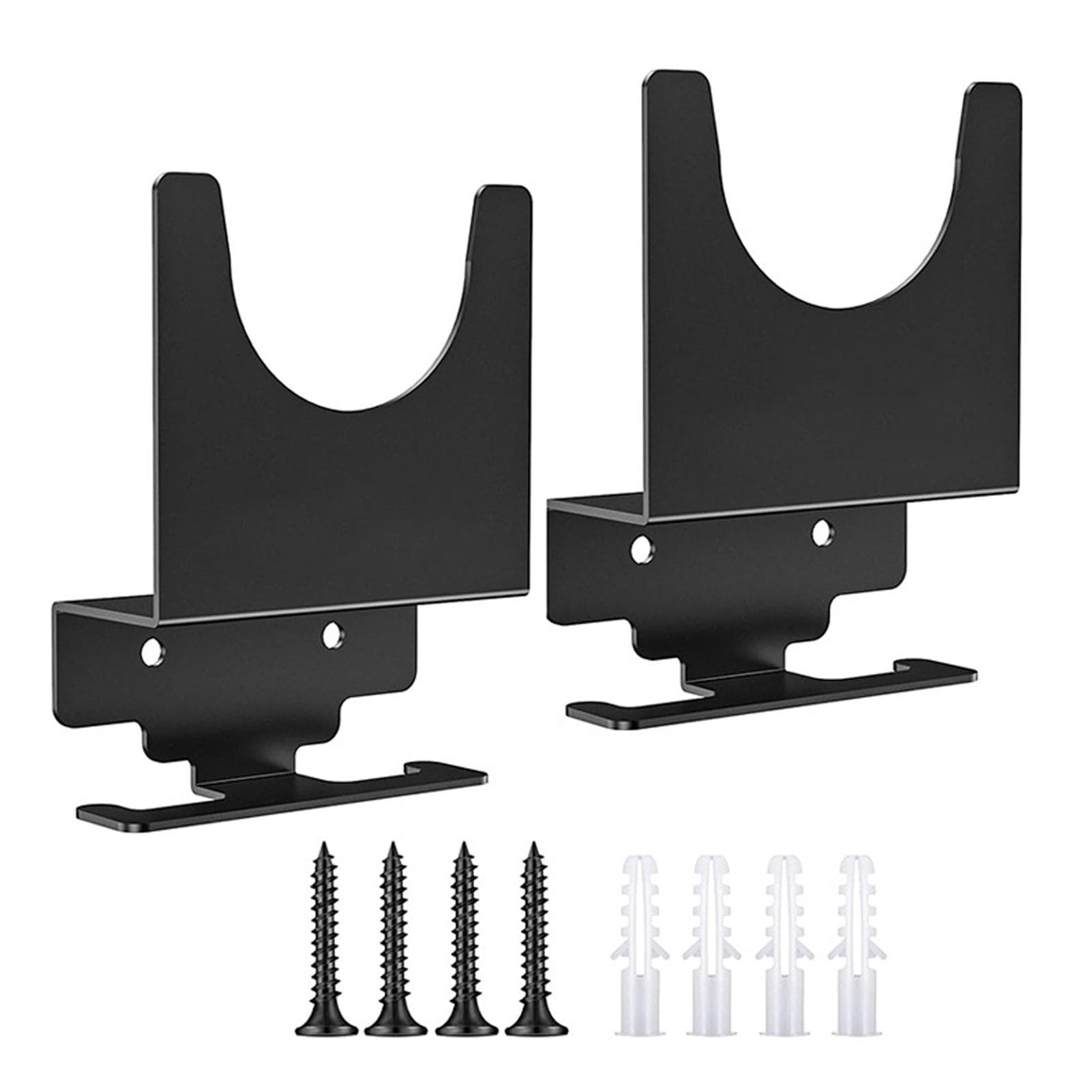 2PCS Angle Grinder Holder HeavyDuty Angle Grinder Stand Wall Mounted Grinder Bracket for Most 5 black