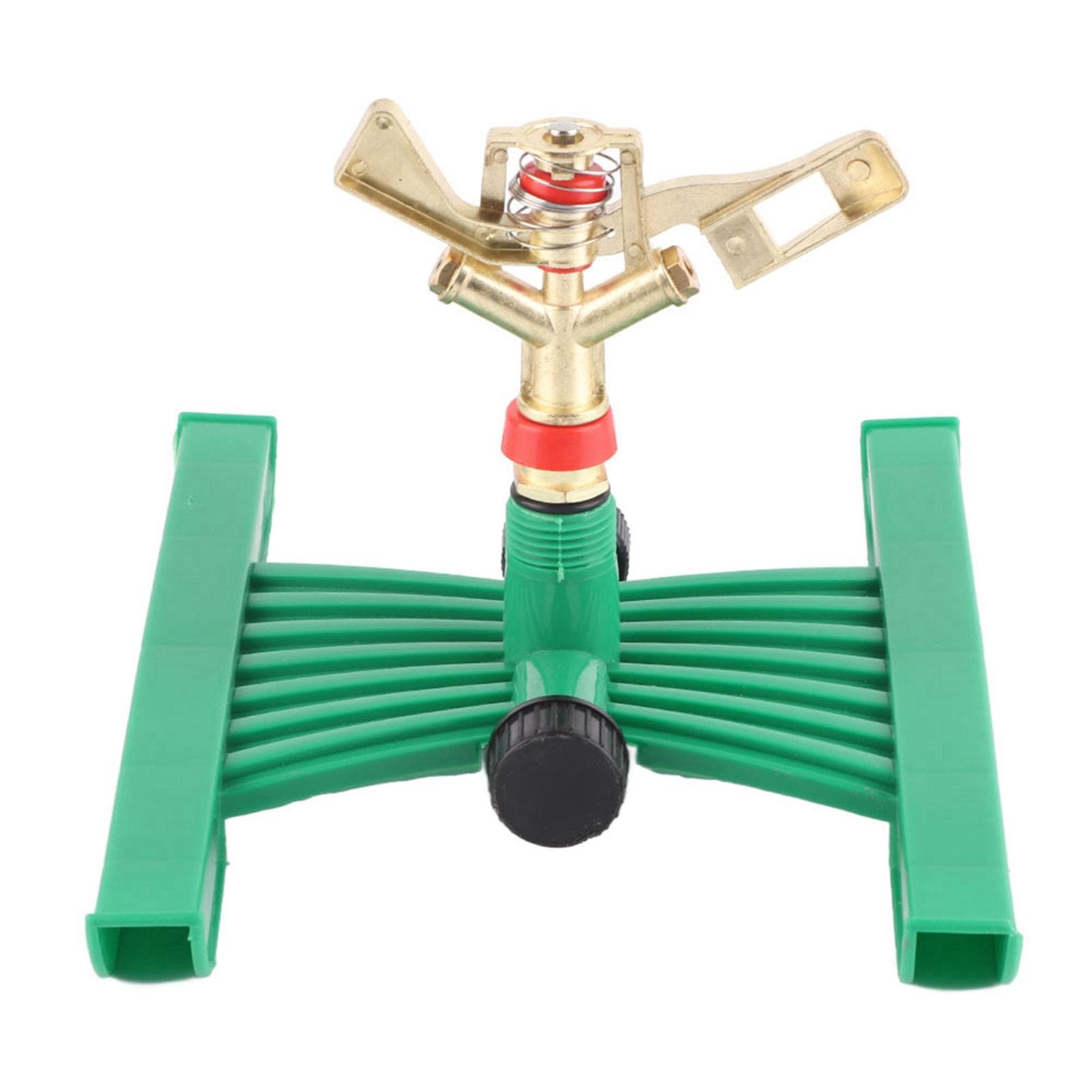 360 Degree Automatic Rotating Sprinkler with Base for Garden Lawn Irrigation System Watering Tool