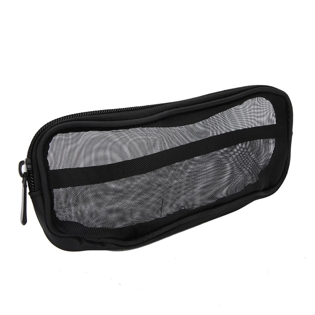 Makeup Brushes Case Portable Nylon Zipper Makeup Brushes Bag Cosmetics Brushes Set Bag Black