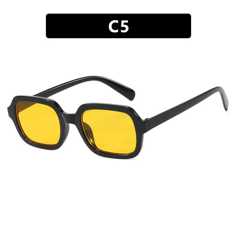 Fashion Women Small Frame Square Sunglasses Retro Luxury Brand Designer Sun Glasses Female Trending Shades UV400 1PC