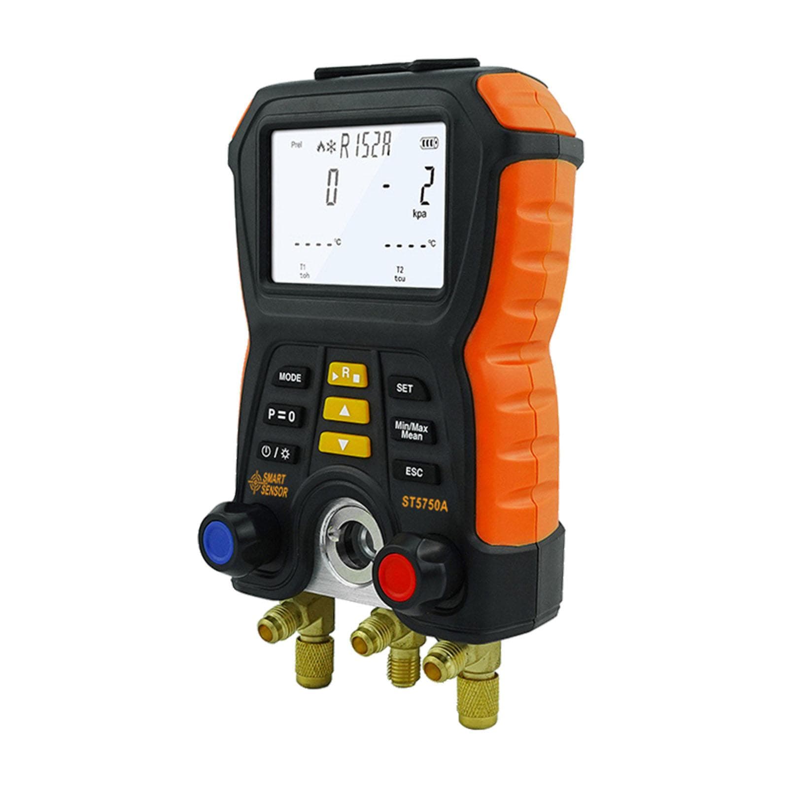 SMART SENSOR ST5750A Electronic Manifold Meter Refrigeration System Digital Manifold Gauge Pressure