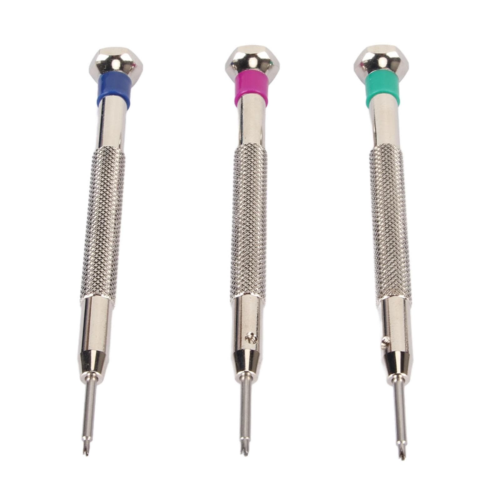 3pcs Watch Spring Remover Tool Stainless Steel Mixed Size Watch Movement Repairing Tool