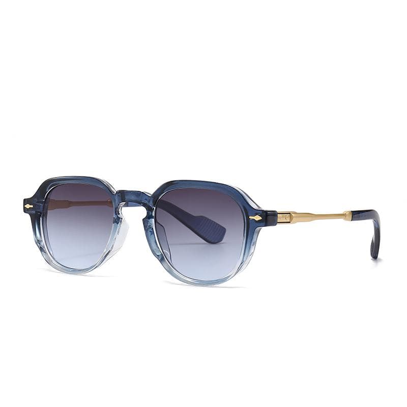 6068 Cross Border European American Narrow Frame Sunglasses Trendy Street Photography Retro Modern Charm