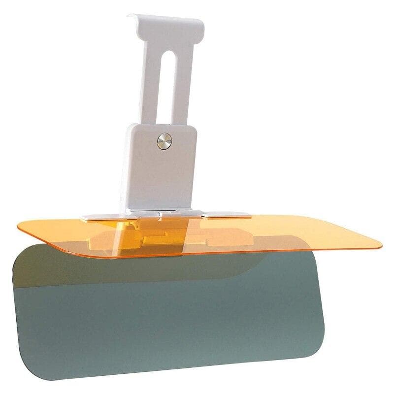 2 In 1 Car Sun Visor Extension Vehicle Sun Visor And Anti Glare Mirror For Day And Night Universal Windshield Driving Visor green