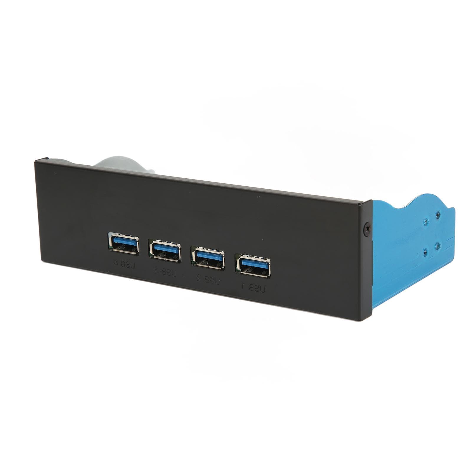 USB 3.1 Front Panel Hub 5.25in 4 USB3.1 TYPE A Ports Support USB 3.1 Gen 2 10Gbps Plug and Play