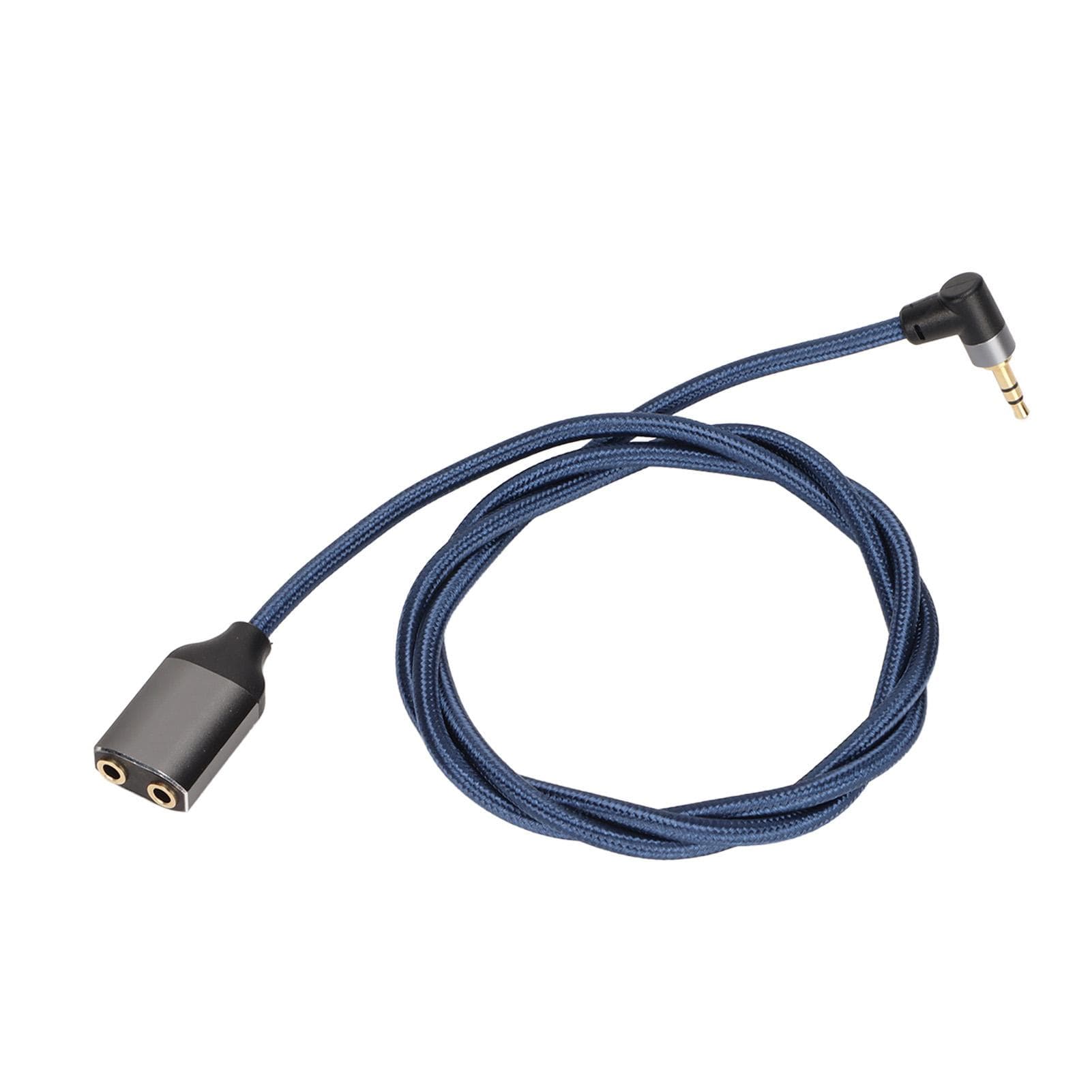 3.5mm Male to 2 Female o Cables Stable 90 Degree Right Angle to 2 Female Adapter Cables