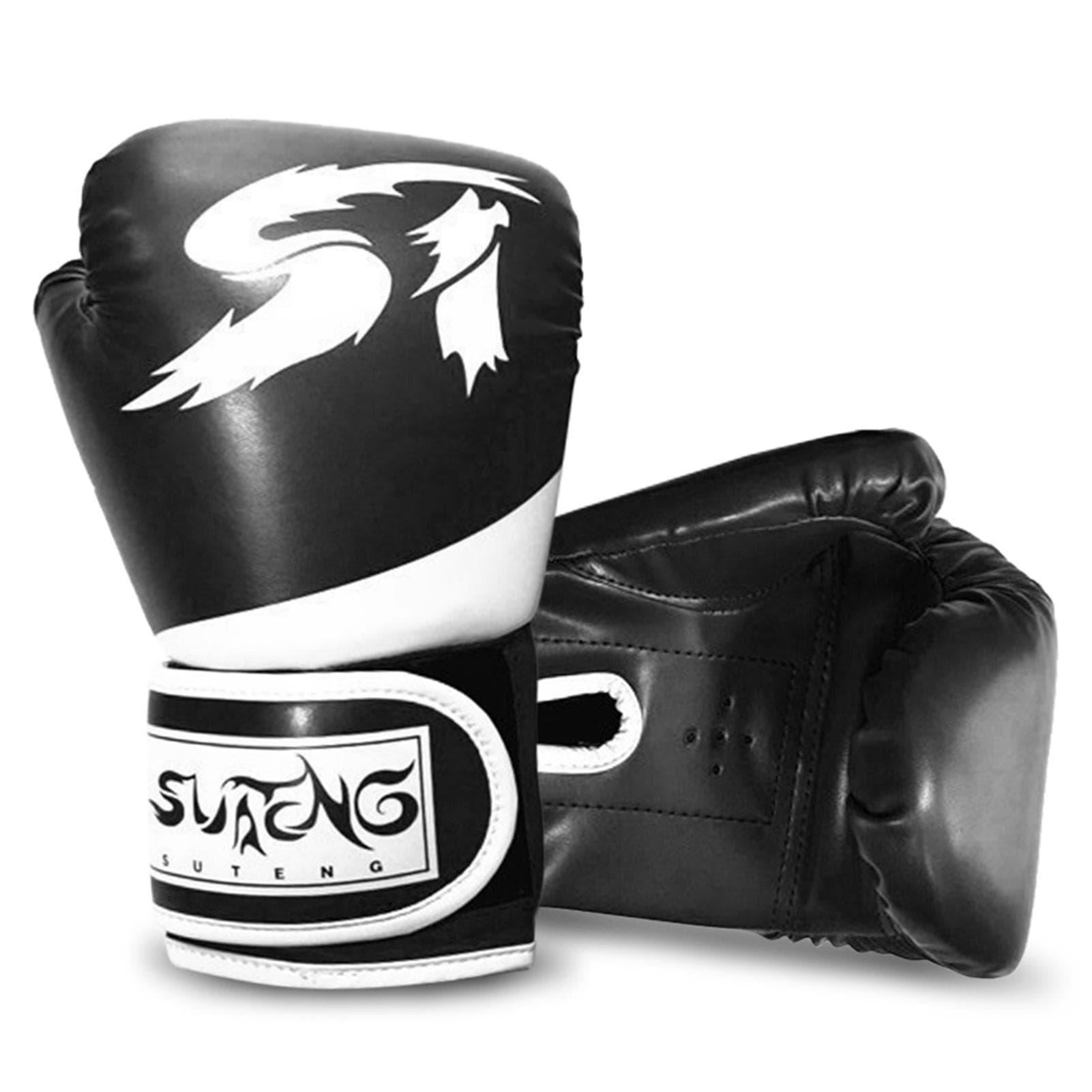 Children Boxing Gloves Kids Kick Boxing Training Gloves Youth Muay Thai Punching Bag Mitts Boxing black