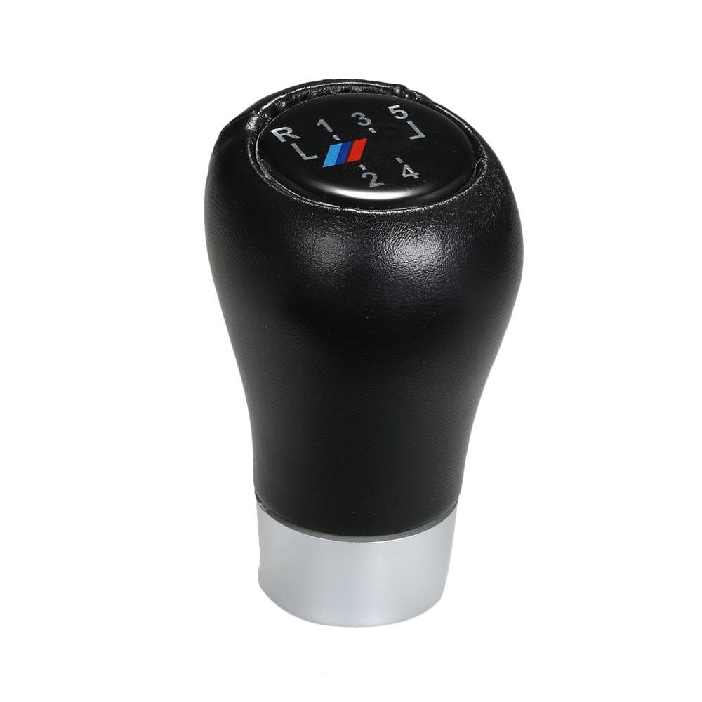 Car Gear Shift Knob Shifter 5 Speed Leather Replacement for BMW 1 3 5 6 Series X1 X3 X5 E60 E61 E65