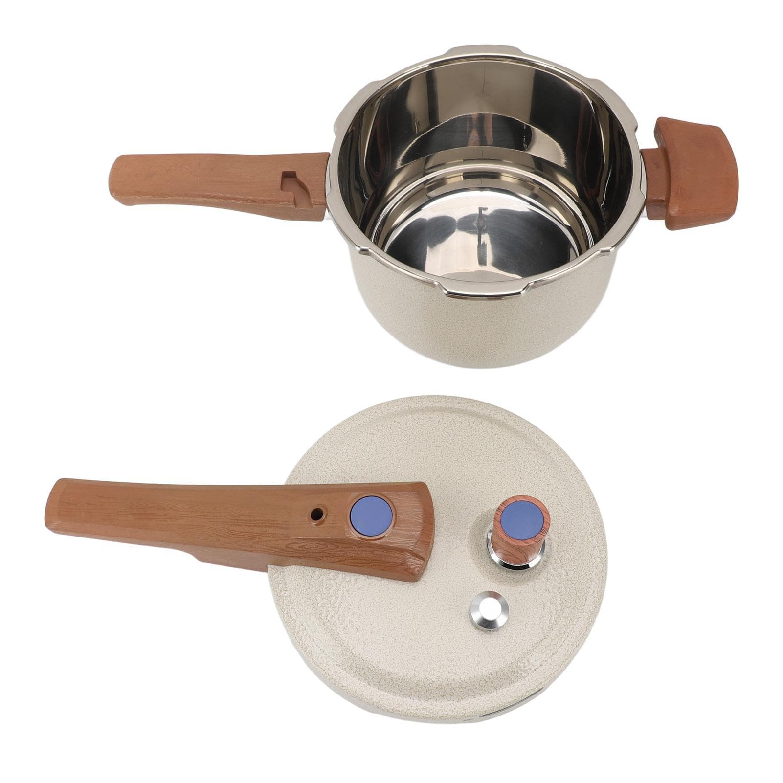 Small Pressure Cooker 3L 304 Stainless Steel Stovetop Pressure Cooker Cookware Pot for Home Cooking L