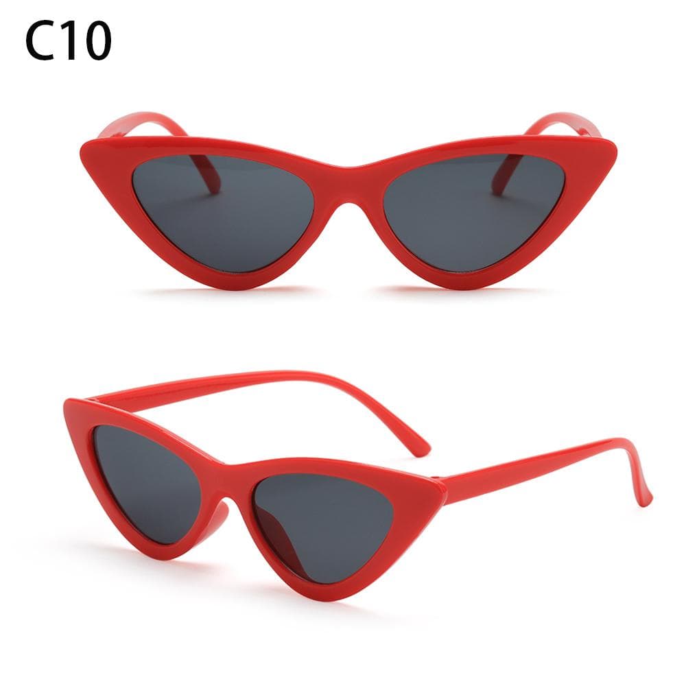 UV400 Retro Sunglasses for Women Fashion Vintage Small Triangle Shades Sexy Female Eyewear