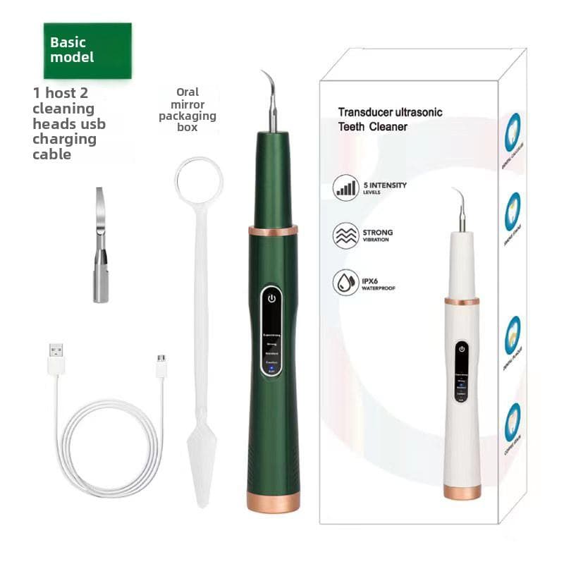 Sonic Electric Tooth Scrubber Household Calculus Removal Cleaner Remove Tooth Stains Electric Tooth Scrubber Care Instrument