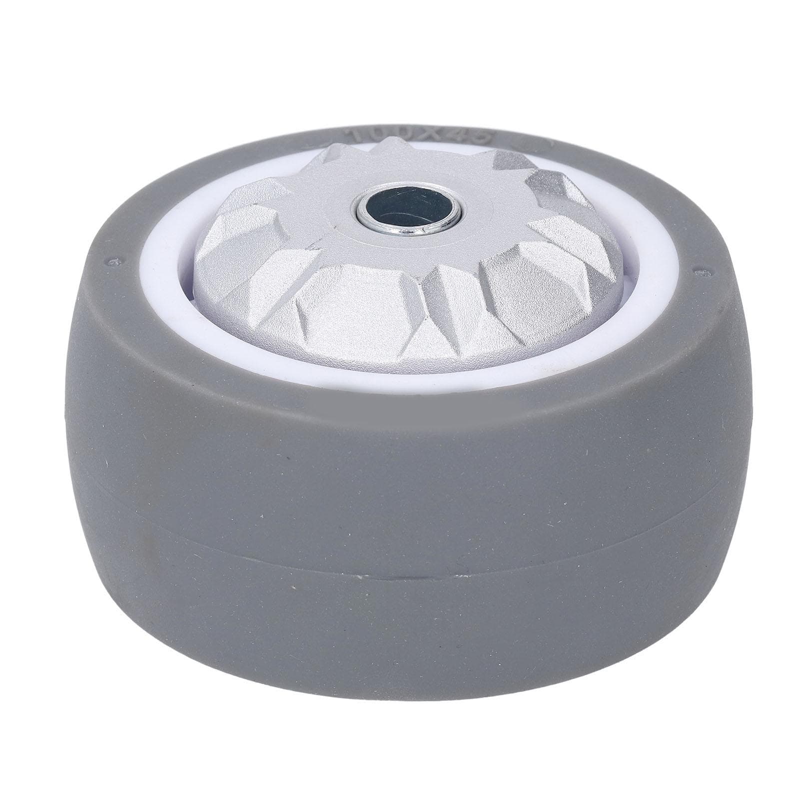 TPR Rubber Caster 4in Heavy Duty Wear Resistant Silent Tire Wheel Replacement for Hand Trucks Dolly