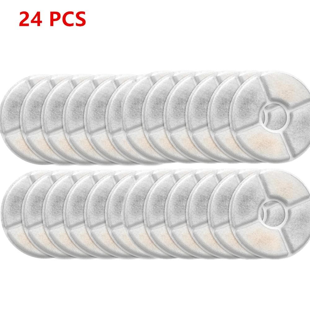 Replacement Filter for Cat Dog Water Drinking Fountain Activated Carbon Replaced Filters 6/12/24PCS Fountain Dispenser Feeders