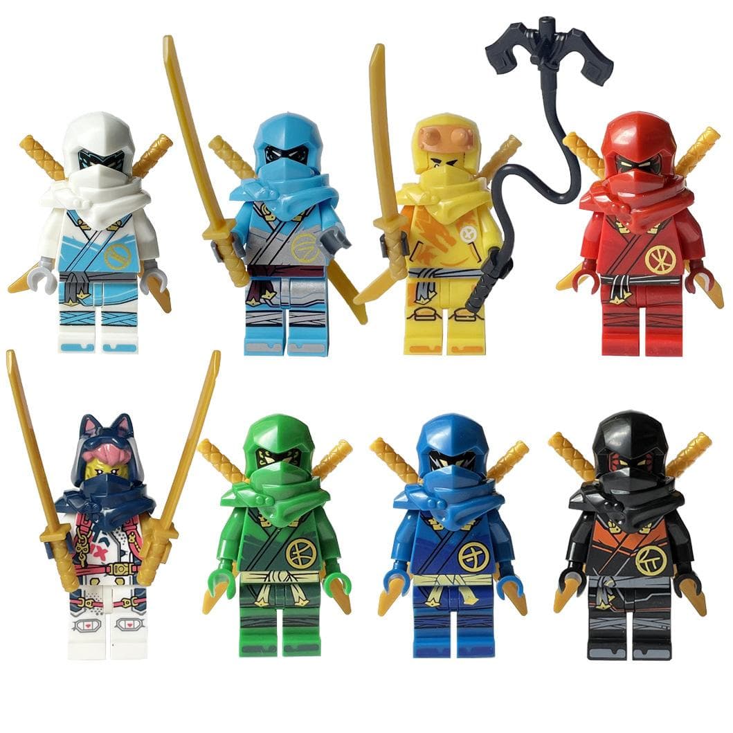 Series Character Building Block Doll With Weapon Assembly Toy