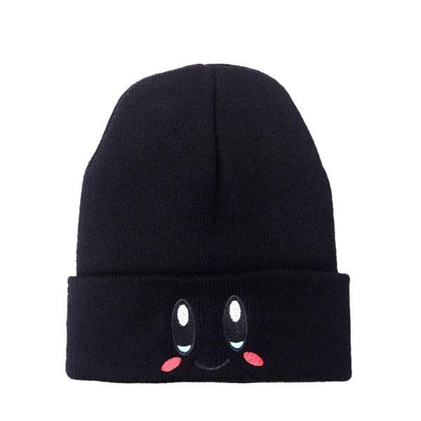 1Pc Autumn and Winter Leisure Cartoon Cute College Style Knitted Hat Unisex Adult Children Hat Hip Hop Autumn Winter Gift black