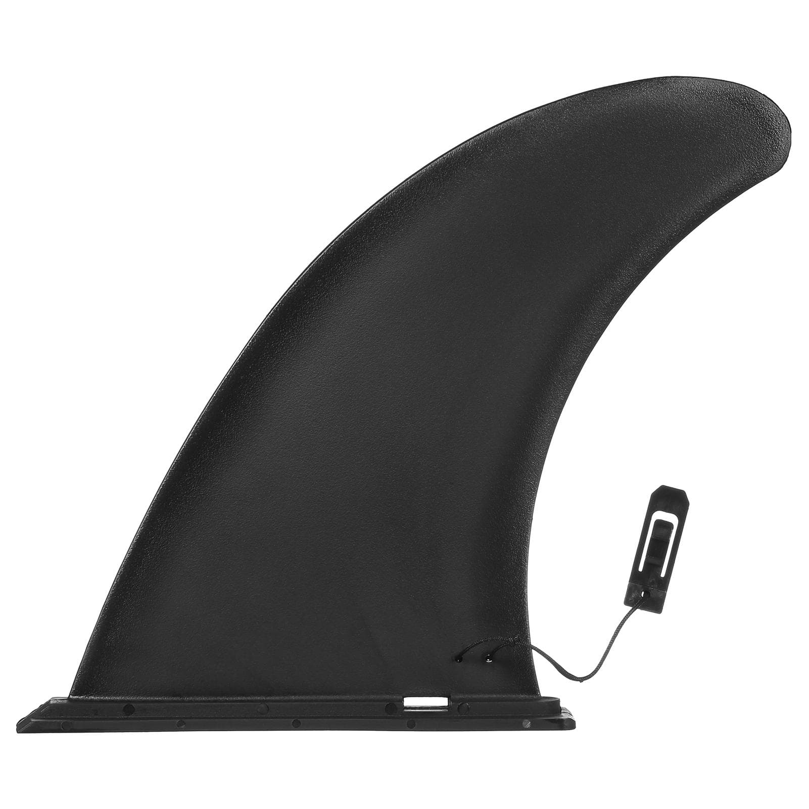 9 Inch Surfboard Fin Stand Up Paddle Board Fin Quick Release Center Fin with Base for Inflatable black